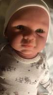 img 1 attached to Realistic Full Body Silicone Baby Doll With Hair - Soft Reborn Baby Boy review by Scot Hughes
