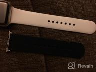 img 1 attached to Trendy And Durable Rubber Apple Watch Bands In Various Colors And Sizes For Series 5 4 3 2 1 review by Kevin Silver
