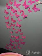 img 1 attached to Transform Your Space With SAOROPEB'S 3D Butterfly Wall Decor - 48 Pcs, 4 Styles & 3 Sizes - Perfect For Birthday Parties, Weddings, Classroom Or Nursery Décor review by Michael Santos