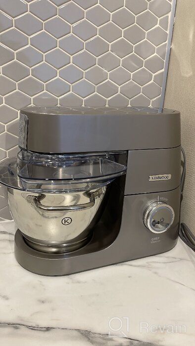 img 2 attached to Kitchen harvester Kenwood Chef Titanium KVC7300S, 1500 W, silver review by Franciszka Majewska ᠌