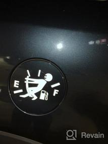 img 8 attached to Reflective Vinyl Car Sticker - Pull Fuel Tank Pointer To Full - Funny Car Decal For Styling And Decoration - White - 1 Piece