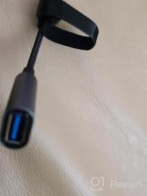 img 6 attached to Удлинительный кабель USB 3.0, 2 упаковки - удлинитель шнура NIMASO «папа-мама» Прочный плетеный материал Быстрая передача данных Совместимость с принтером, USB-клавиатурой, флэш-накопителем, WiFi-адаптером, веб-камерой Серый