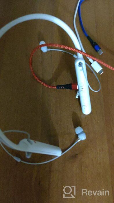 img 1 attached to Sony - C400 Wireless Behind-Neck In Ear Headphone White (WIC400&#x2F;W) review by Anastazja Syrvetnyk ᠌