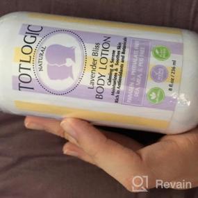 img 3 attached to TotLogic Lavender Scented Natural Body Lotion For Kids And Babies - 8 Oz - Plant-Based Formula With Essential Oils For Dry Skin