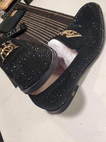 img 6 attached to 💎 Classic Wedding Loafers with Rhinestones in Genuine Leather