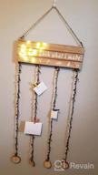 img 1 attached to 🎨 Hanging Artwork Display for Kids: Look What I Made Sign with 20 Clips and Remote Fairy Lights review by Jabari Campbell