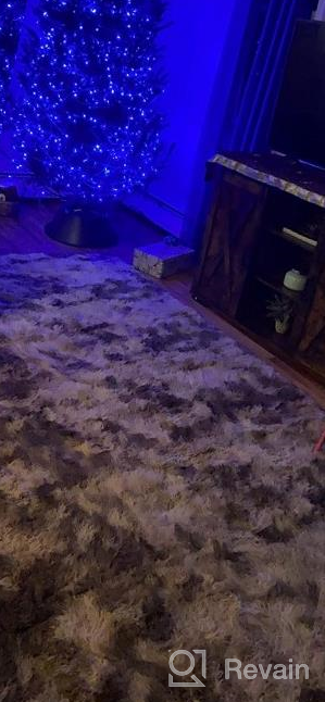 img 1 attached to Black Soft Shag Faux Fur 3X5 Area Rug Non-Slip Plush Fluffy Comfy Rugs For Bedroom Living Room Babys Care Crawling Carpet review by James Arellano