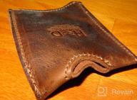 картинка 1 прикреплена к отзыву 👨 Handcrafted Rustic Leather Men's Wallets, Card Cases & Money Organizers by Hide Drink от Sonny Nevers