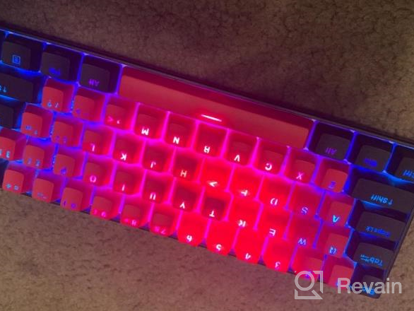 img 1 attached to VULTURE Rubber Keycaps Cherry MX Double Shot Backlit 18 Keycap Set Compatible For Gaming Mechanical Keyboard OEM Profile Doubleshot Rubberized Diamond Textured Tactile Grip With Key Puller (Pink) review by Brett Blazis