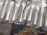 img 1 attached to Fortessa Lucca 18/10 Stainless Steel Flatware 5Pc Place Setting Service For 1 review by David Nelson