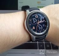 img 1 attached to 📱 Renewed Samsung Galaxy Watch (42mm) Smartwatch (Bluetooth) Compatible with Android/iOS - SM-R810 International Version - No Warranty, Rose Gold Color review by Kenji Mogi ᠌