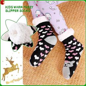 img 2 attached to Slipper Thicken Non Skin Children Thermal Girls' Clothing ~ Socks & Tights