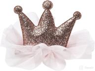 👑 anna belen sparkling crown hair clip for girls named sophie - large glitter design логотип