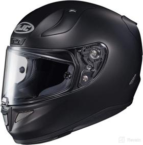 img 4 attached to HJC Helmet Medium Semi Flat Black