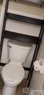 img 1 attached to Espresso Bathroom Spacesaver - UTEX Over-The-Toilet 3-Shelf Organizer review by Gary Ferguson
