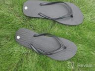 img 1 attached to Wholesale Flip Flops: 48 Pairs, Many Colors For Men Women Kids - Wedding, Beach & Pool Party Bulk Pack Slippers review by Keith Bradley