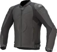 alpinestars airflow leather motorcycle jacket logo