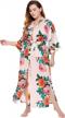 babeyond kimono robe plus size long floral satin robes plus size kimono cover up loose cardigan top bachelorette party robe logo