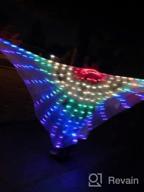 картинка 1 прикреплена к отзыву IMucci Multicolor LED Belly Dance Isis Wings With Telescopic Sticks And Flexible Rods For Adults And Children, Perfect For Angel Dance And Glow Performances от Anden Turn