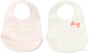 img 2 attached to 🍼 Little Treasure Unisex Baby Silicone Bibs for Easy Cleaning and Feeding