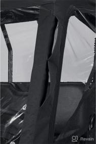 img 2 attached to Enhanced QuadGear UTV Cab Enclosure for Polaris Ranger 400, 570, 800 Mid (2015+ models) in Sleek Black