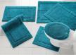 luxe teal blue lid cover: brylanehome's 21" x 17" for ultimate comfort logo