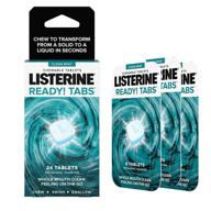 introducing listerine ready chewable 🌿 tablets: your flavorful oral care companion логотип