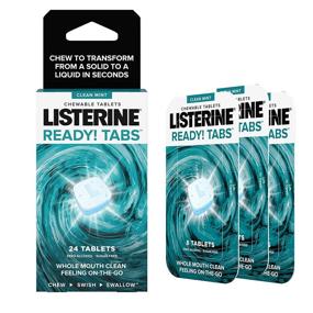 img 4 attached to Introducing Listerine Ready Chewable 🌿 Tablets: Your Flavorful Oral Care Companion