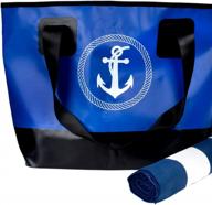 vitamin sea beach bag - waterproof & sandproof tote for the beach logo