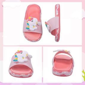 img 3 attached to 🦄 Non Slip Lightweight Unicorn Sandals: Perfect Boys' Shoes - Sandals