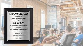 img 1 attached to Years Of Service Award 8X10 For Employee Recognition - Choose Your Years - Customize Now!