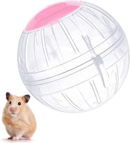 img 4 attached to FANKUTOYS Exercise Transparent Hamsters Increase Small Animals