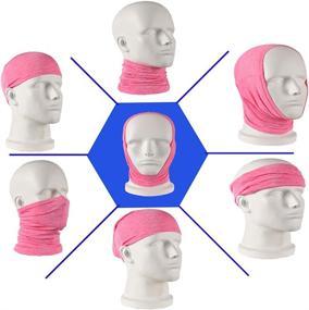 img 1 attached to 🧣 Children's Cold Weather Protection Gaiter Balaclava Bandana - Ideal Girls' Accessories