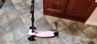img 1 attached to 🛴 Kids 3-Wheel Scooter for Ages 3-5, LED Light Up Wheels, Adjustable Height, Lean to Steer, Extra Wide Deck, Rear Brake - Ideal for Boys and Girls review by Daniel Robinson