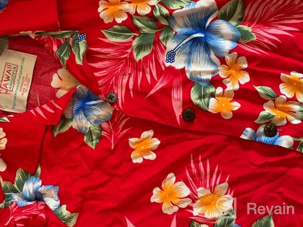 img 1 attached to 🌺 Hibiscus Red Boy Hawaiian Shirt or Cabana Set: Perfect Tropical Style for Your Little One review by Bob Randles