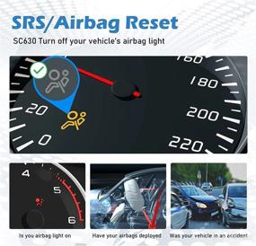 img 1 attached to 🔧 CGSULIT OBD2 Scanner - ABS Scan Tool with SRS SAS Code Reader for Bi-Directional Active Diagnostics, ABS Airbag VSA Light Reset, ABS Brake Bleeding, SAS Calibration, and Check Engine Light Reset