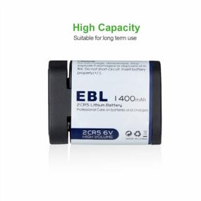 img 3 attached to Long-Lasting EBL 2CR5 Lithium Batteries With PTC Protection - Perfect Replacement For DL245 And EL2CR5