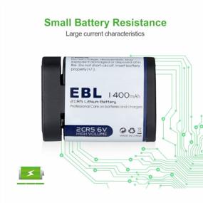 img 1 attached to Long-Lasting EBL 2CR5 Lithium Batteries With PTC Protection - Perfect Replacement For DL245 And EL2CR5