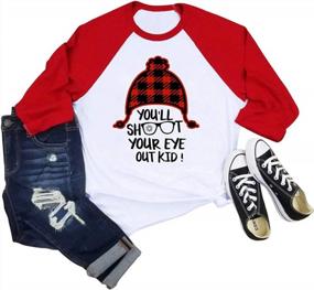 img 4 attached to Get Festive With Rocksir'S Merry Christmas Plaid Hat Tee - Perfect For The Holidays!