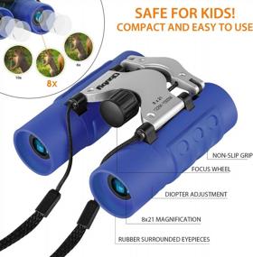 img 2 attached to Discover The World With Obuby Binoculars: High-Resolution Optics And Compact Design For Kids Aged 3-12