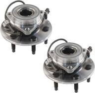 🚗 drivestar 515036 front wheel hubs & bearing assembly 6 lugs 4x4 awd w/abs for 2002-2006 chevrolet silverado/suburban/avalanche 1500 tahoe gmc sierra savana cadillac escalade - 4wd only (pair) логотип