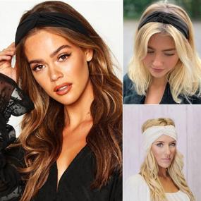 img 3 attached to 8 Pack Vintage Boho Headbands For Women | DRESHOW Criss Cross Hair Accessories