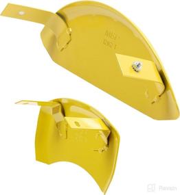 img 3 attached to 🚗 MGP Caliper Covers 12162SCL1YL - Yellow Engraved Front and Rear with Stripes - Set of 4 - Challenger Powder Coat Finish Black Characters: Enhance Your Vehicle's Style