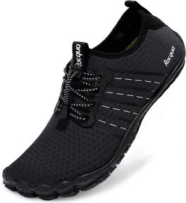 img 3 attached to Racqua Barefoot Hiking Diving Walking Women's Shoes in Athletic