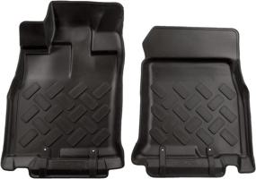 img 1 attached to 🐺 Husky Liners Classic Style Series Front Floor Liners - Black 35931 - Toyota FJ Cruiser 2011-2014 (Automatic Transmission) 2 Pcs: A Perfect Fit for Enhanced Protection