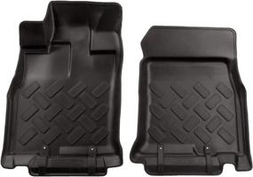 img 4 attached to 🐺 Husky Liners Classic Style Series Front Floor Liners - Black 35931 - Toyota FJ Cruiser 2011-2014 (Automatic Transmission) 2 Pcs: A Perfect Fit for Enhanced Protection