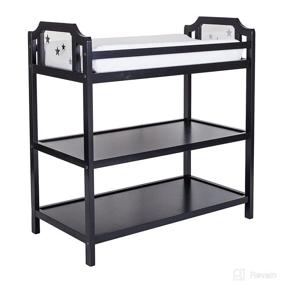 img 4 attached to 🖤 Black Celeste Changing Table by Suite Bebe