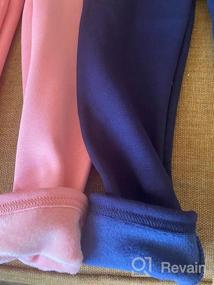 img 6 attached to ZukoCert Fleece Leggings Cashmere 2P B 130 Girls' Clothing for Leggings
