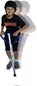 img 2 attached to Geospace Jumparoo Boing! Pogo Stick (60-100 Lbs, Ages 8 & Up, Medium Size), Assorted Colors
