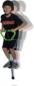 img 3 attached to Geospace Jumparoo Boing! Pogo Stick (60-100 Lbs, Ages 8 & Up, Medium Size), Assorted Colors